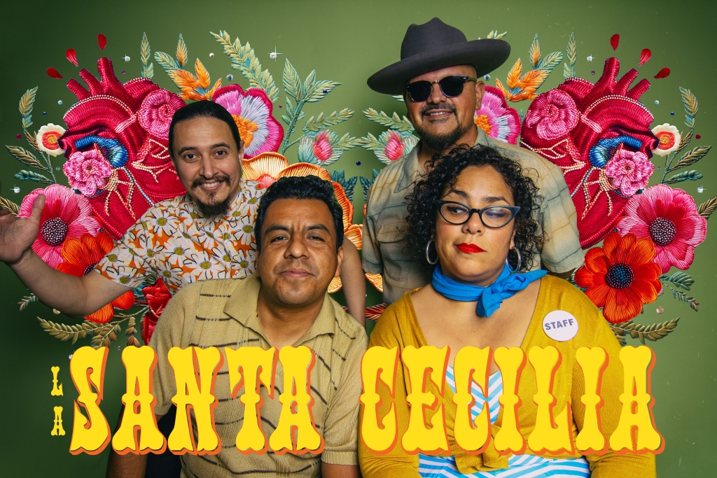 La Santa Cecilia Corazón Bordado